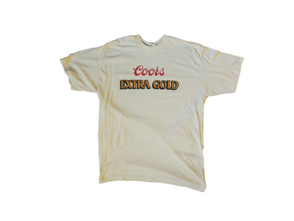 1980s "Coors Extra Gold" T-Shirt (XL fits M)